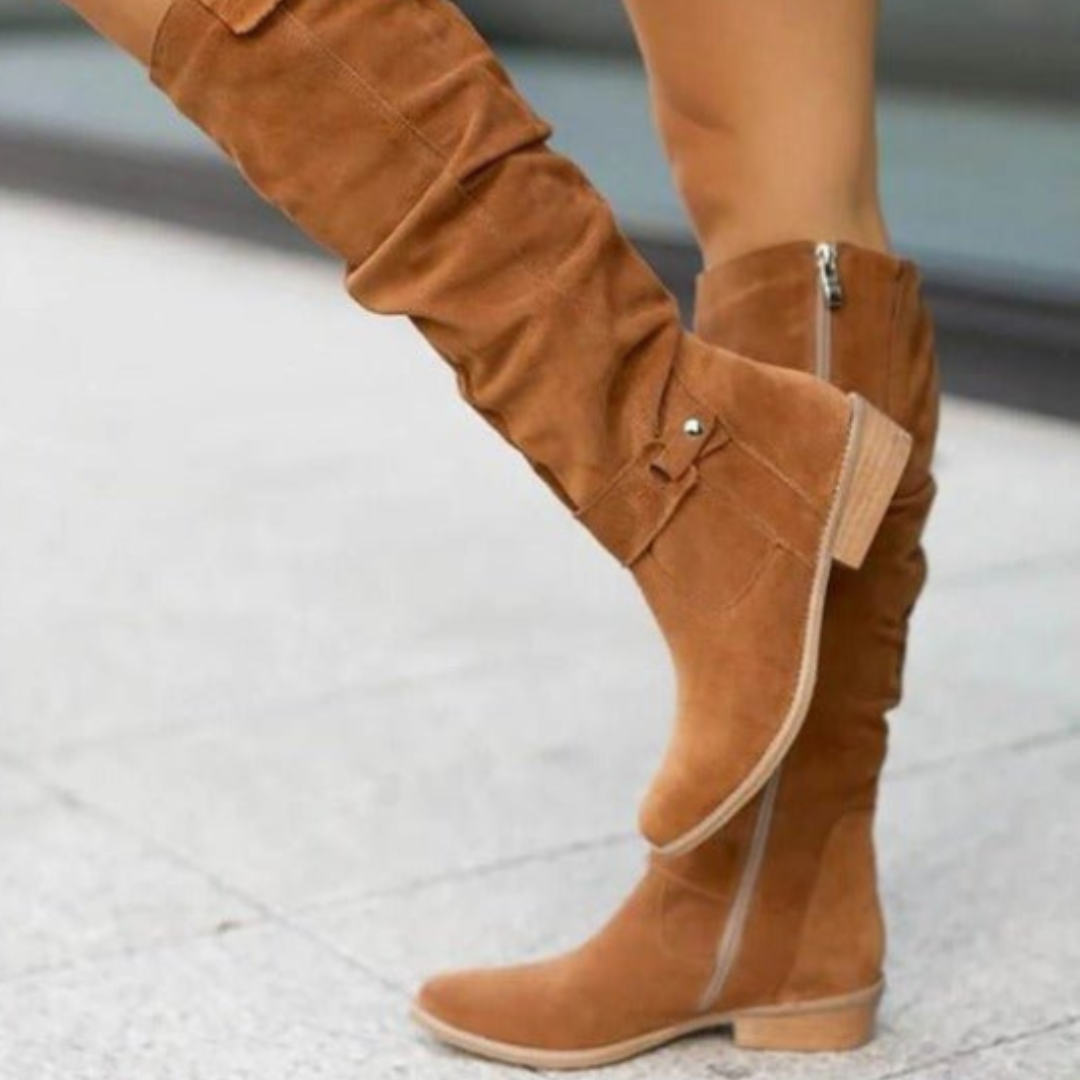 Alicia | Botas de cuero elegantes y cómodas