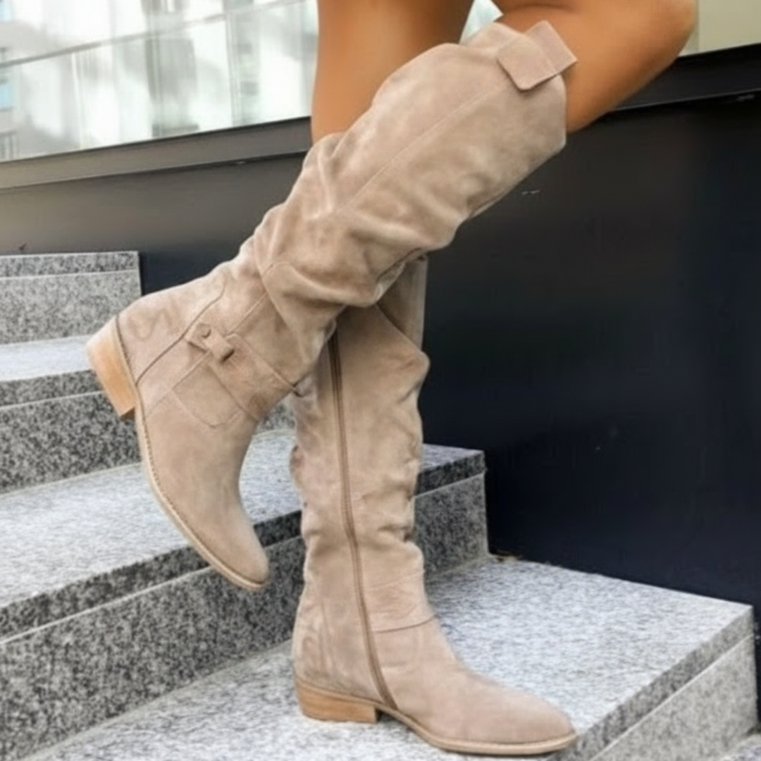 Alicia | Botas de cuero elegantes y cómodas