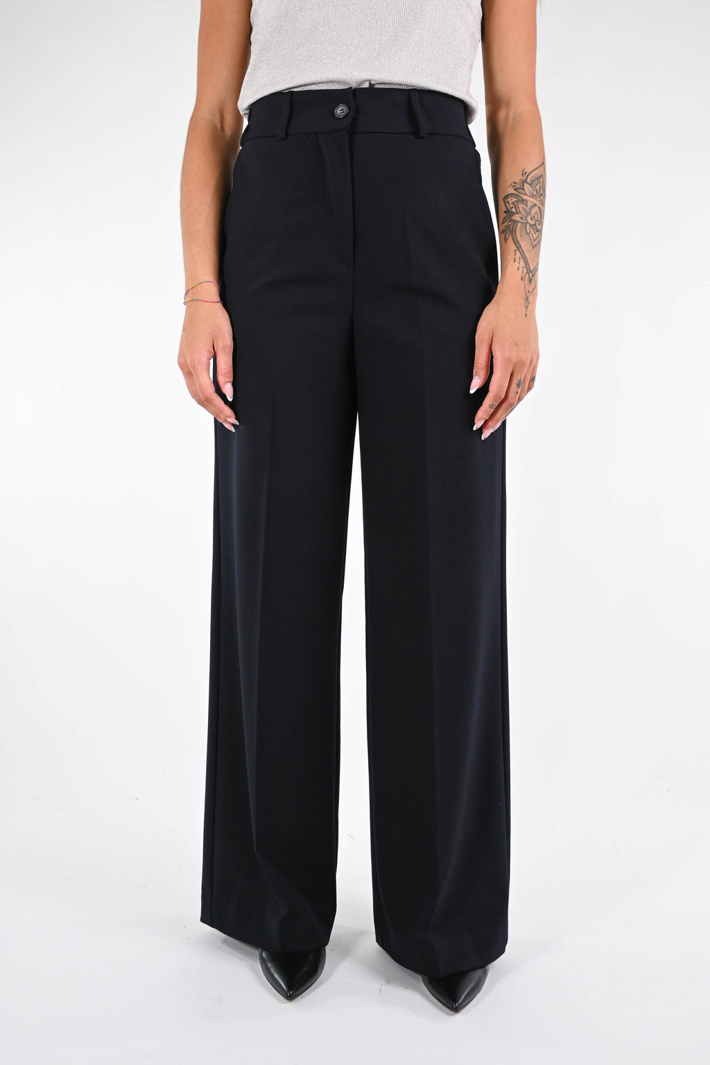 GOLD - PANTALÓN PALAZON EASY POLIVISCOSA - NEGRO