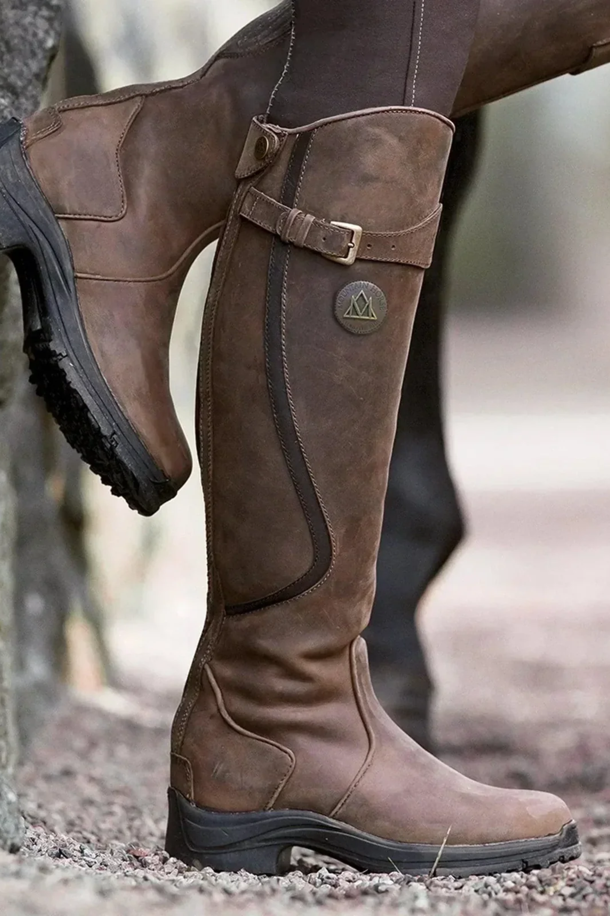 Marta | Botas de montar en piel impermeable