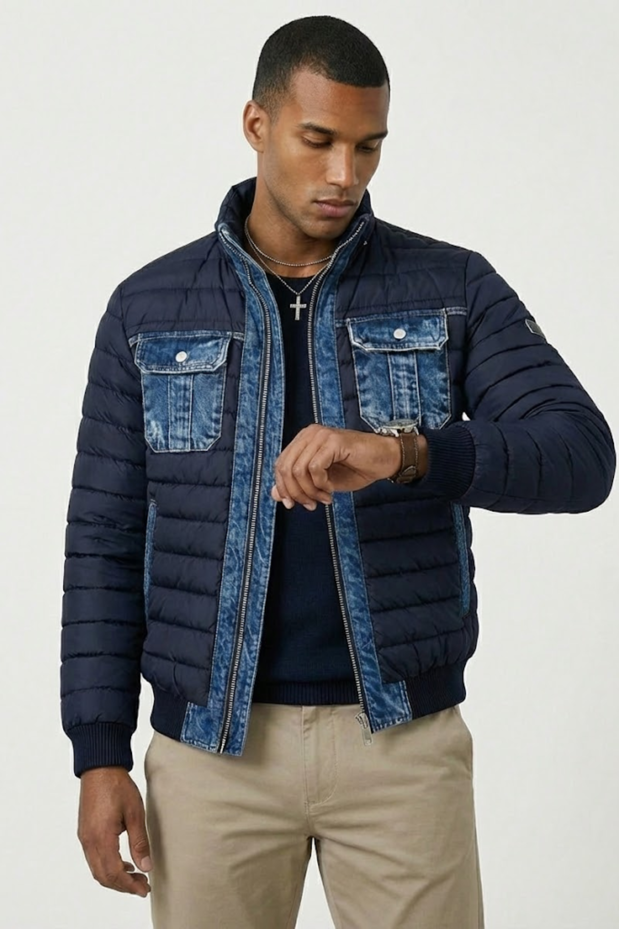 Lorenzo™ | Chaqueta vaquera clásica doble