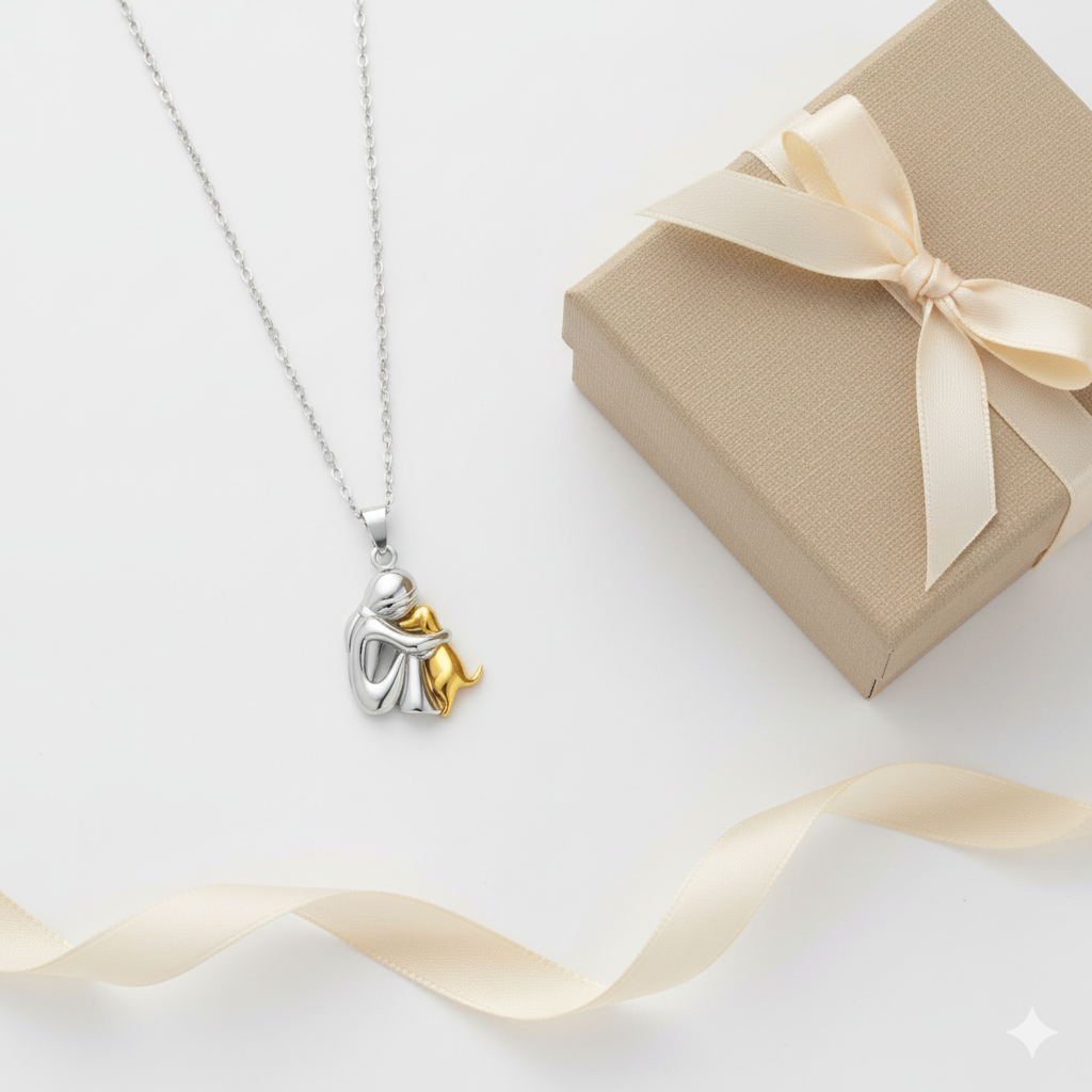 Lucia Milano | Collar con colgante en forma de perro