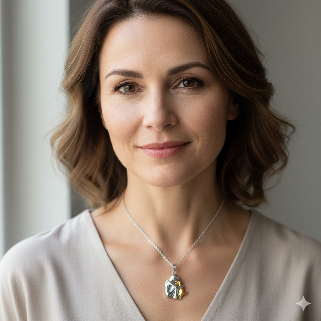 Lucia Milano | Collar con colgante en forma de perro