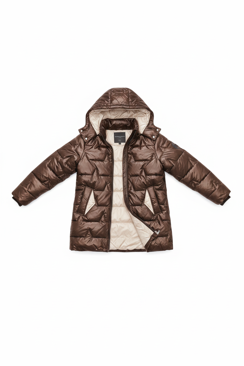 Lucia Milano | Chaqueta larga con capucha