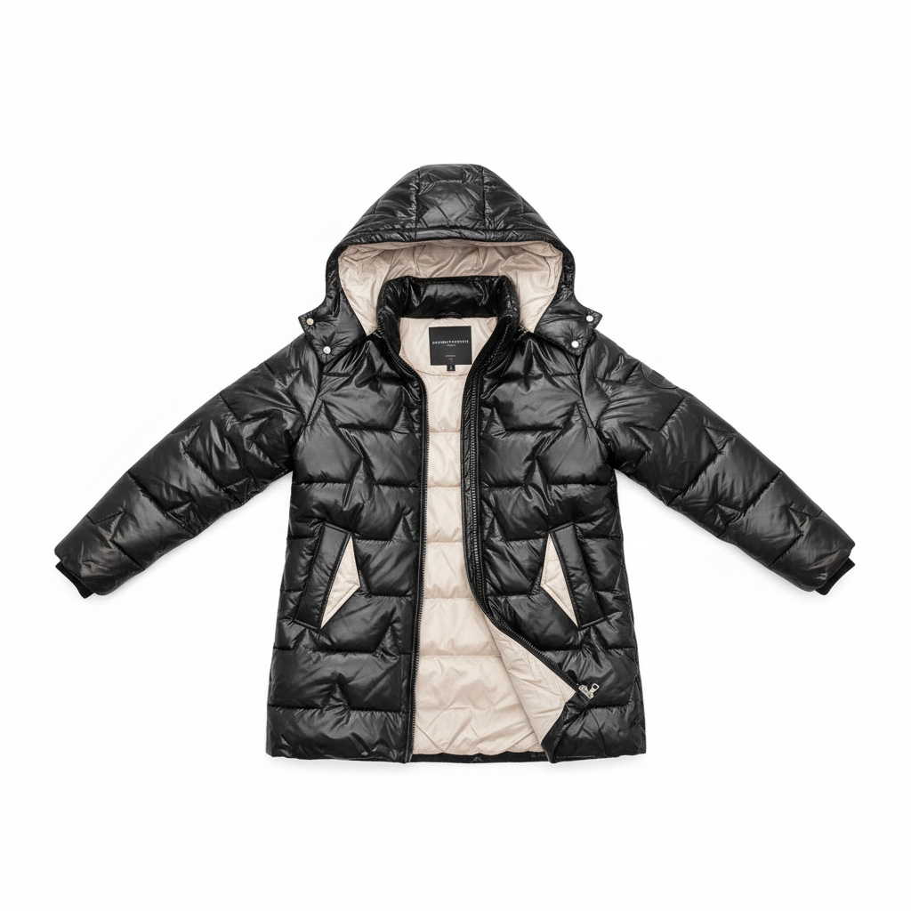 Lucia Milano | Chaqueta larga con capucha