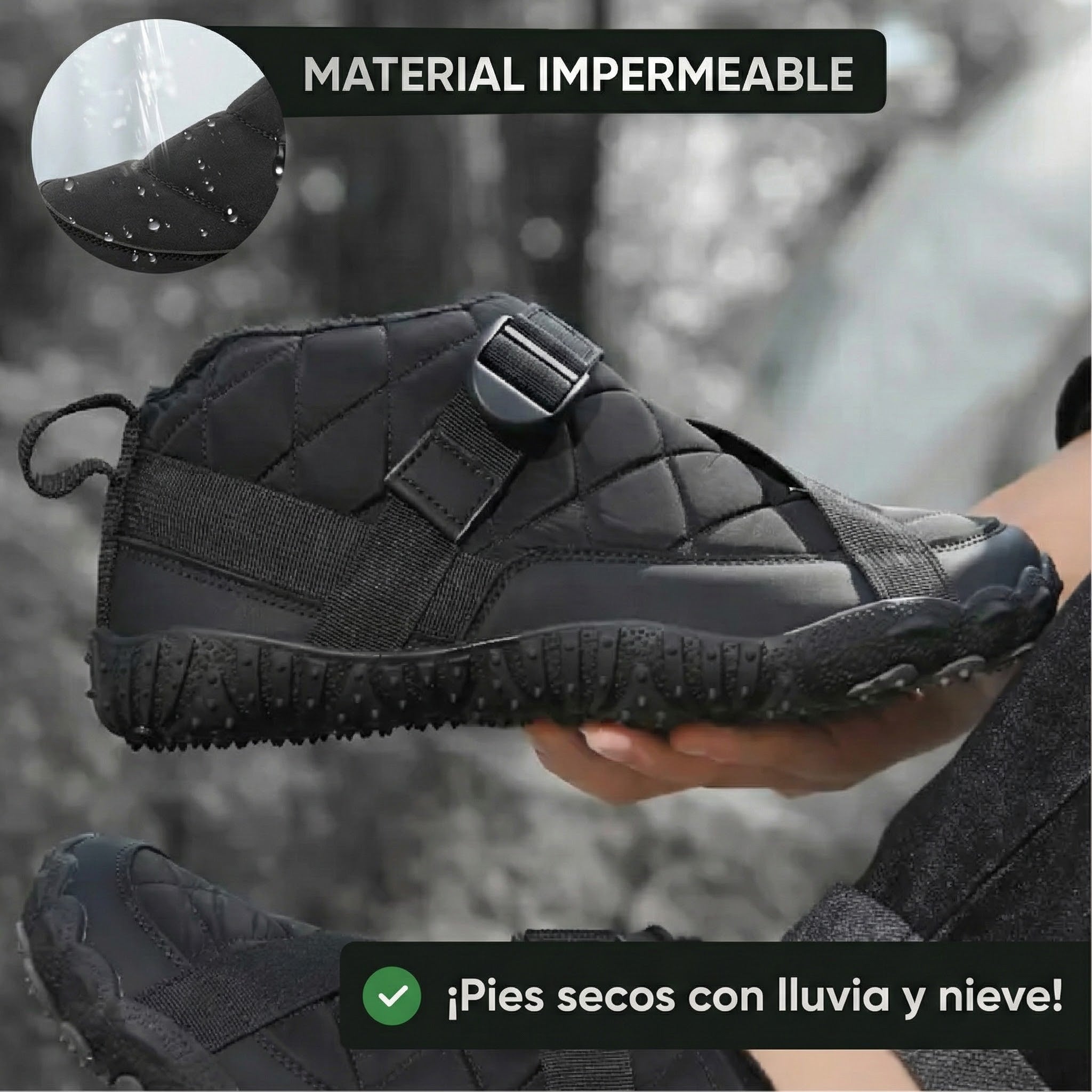 Tego Evo: zapatos barefoot de invierno acolchados e impermeables