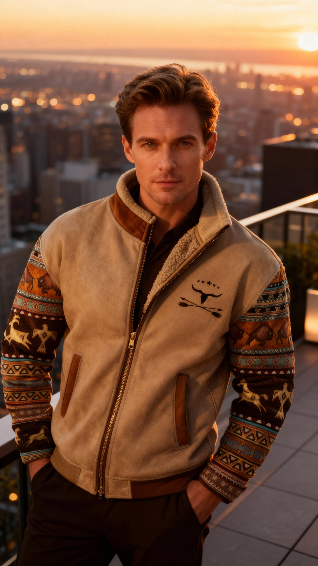 Julio | Chaqueta elegante de forro polar con forro térmico