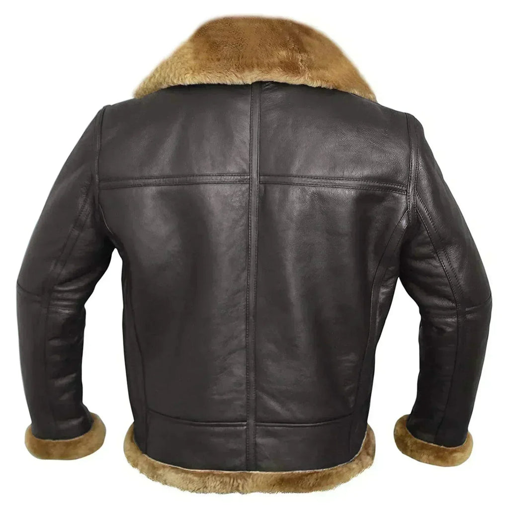 Javier | Chaqueta de cuero de cordero premium