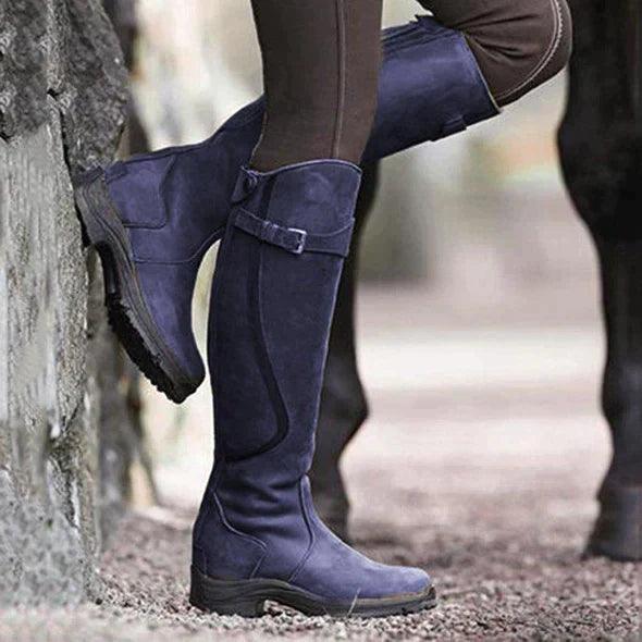 Marta | Botas de montar en piel impermeable