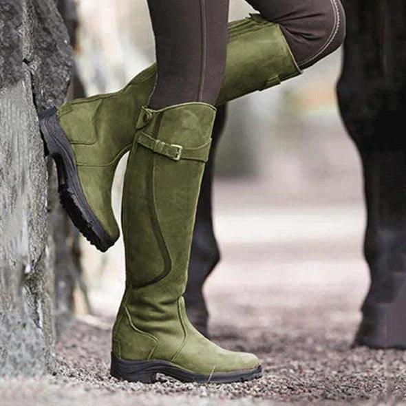 Marta | Botas de montar en piel impermeable